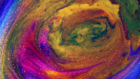 Dynamic movement of colorful abstraction Video stock 235819448