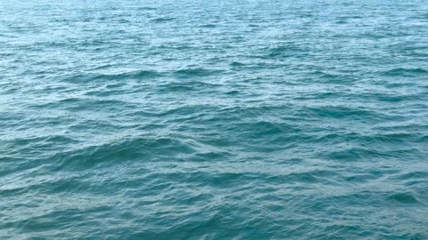 Dynamic movement of ocean waves background. Deep blue sea Stock Footage 306306697