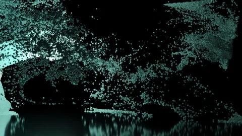 Dynamic moving balls, gradient color, rainbow hue, Particle, pastel colors, Stock Footage 242763932