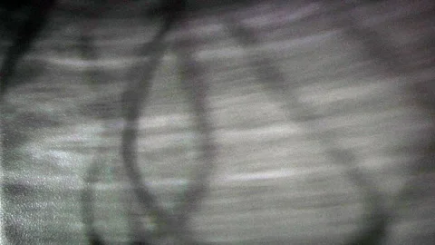 Dynamic Moving Shadows on White Wall - Cords 16 Stock Footage 254210685