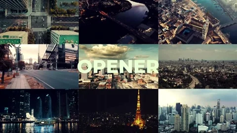 Dynamic Multiscreen Opener Modèle After Effects