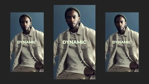 Dynamic Multiscreen Opener Instagram After Effects stock