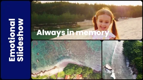 Dynamic Multiscreen Slideshow After Effects stock