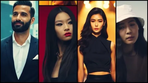 Dynamic Multiscreen Slideshow | Modern Grid Opener Modèle After Effects