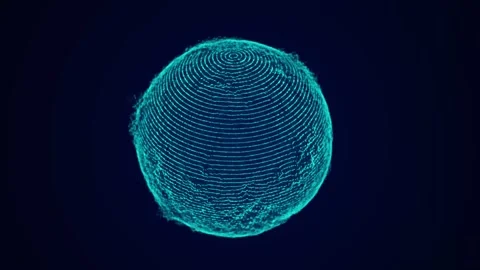 Dynamic music sphere Stock Footage 272415841