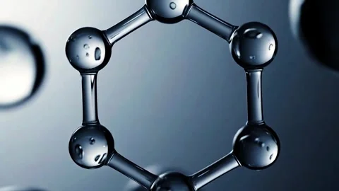 Dynamic nanotechnology structure morphing in mesmerizing science animation Stock Footage 321349301