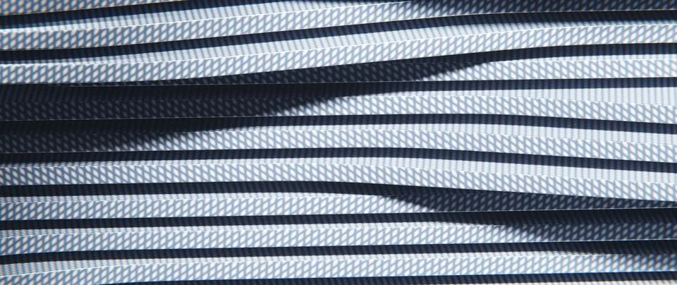 Dynamic Navy and White Interlaced Horizontal Ribbed Lines with Subtle Gradi.. 写真素材