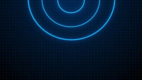 Dynamic neon abstract loop. Neon looped abstract background, perfect for gr.. Stock Illustration