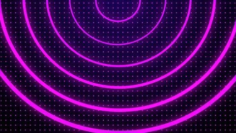 Dynamic neon abstract loop. Neon looped abstract background, perfect for gr.. Illustrazione stock