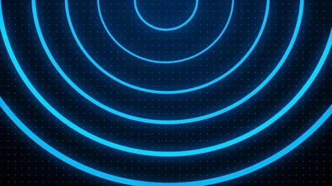 Dynamic neon abstract loop. Neon looped abstract background, perfect for gr.. Stock Illustration