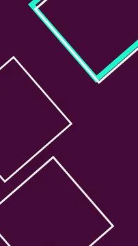 Dynamic neon chevron arrows in teal and white cut across a deep purple geom.. Stock Illustration