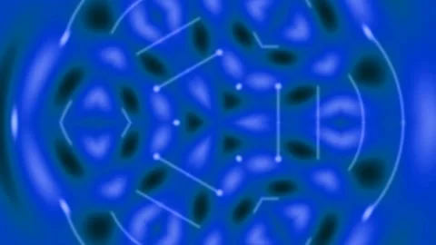 Dynamic neon emerald spiral pattern, futuristic science technology backgrou.. Stock Footage 337574095