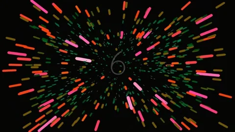 Dynamic Neon Flare Particle Explosion Abstract Background Motion Graphics Stock Footage 342205574