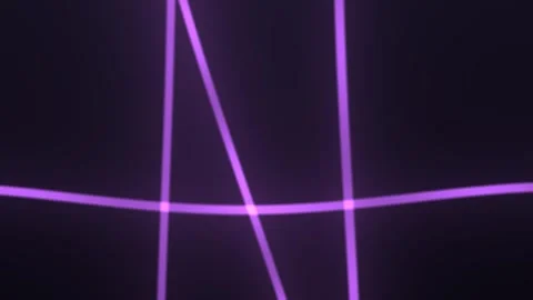 Dynamic Neon Geometry Animation Stock Footage 325770415