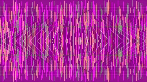 Dynamic neon glitch equalizer signal technology background for corporate vide Stock Footage 339499424