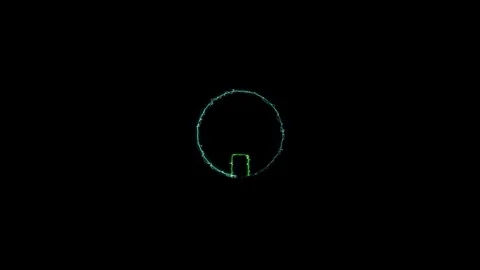 Dynamic neon glow cloud download icon animation for digital content and tec.. Stock Footage 320939220