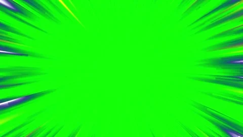 Dynamic neon green light rays explosion abstract background motion graphic Stock Footage 347443940