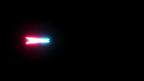 Dynamic neon light shapes move and morph on a dark background creating an e.. Video stock 342904381