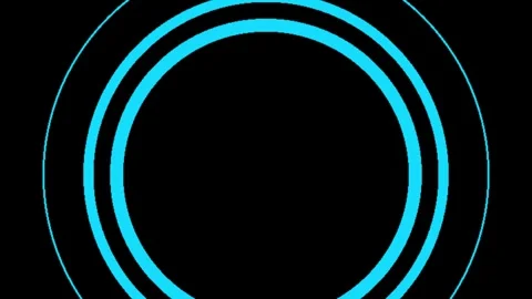 Dynamic Neon Motion Background | Abstract Glowing Lines and Shapes Stock Footage 302268797