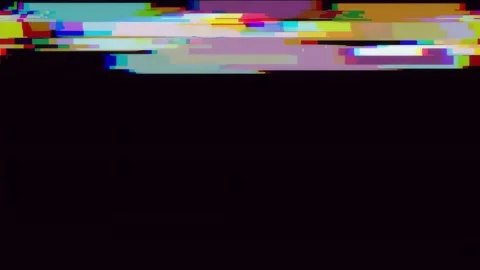 Dynamic neon spectrum background abstract glitch wave for corporate intro vid Stock Footage 342159690