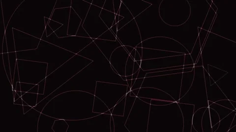 Dynamic neon tech network visualization showing complex data connections on.. Stock Footage 342205589
