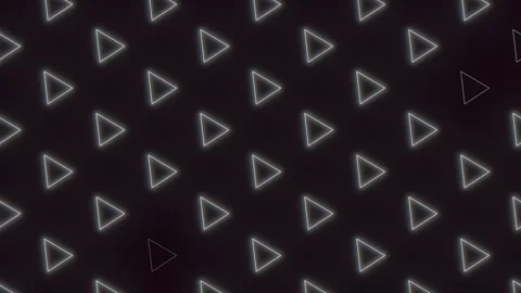 Dynamic neon triangle pattern on black background 스톡 동영상 279607567