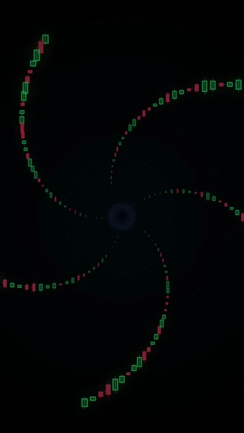 Dynamic neon tunnel vortex abstract motion background for technology visual.. 스톡 동영상 345491886