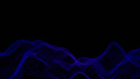 Dynamic Neon Wave Animation Loop - Vibrant Abstract Background Stock Footage 310298885