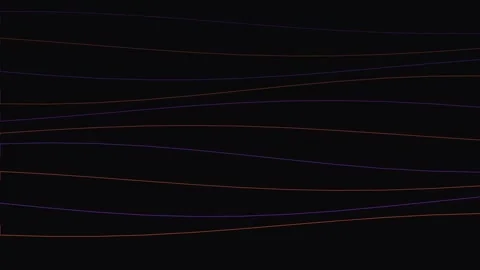 Dynamic neon wave lines flowing data stream background for futuristic techn.. Stock Footage 343659285
