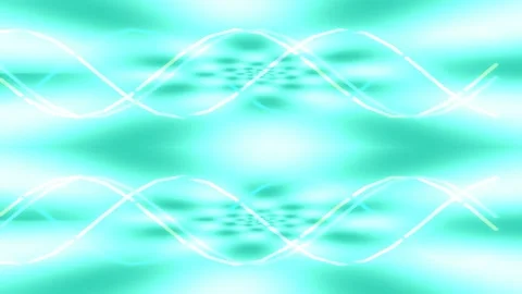 Dynamic neon yellow wave equalizer abstract background animation loop Stock Footage 336887132