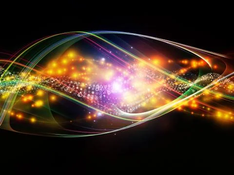 Dynamic Network Abstraction Illustrazione stock