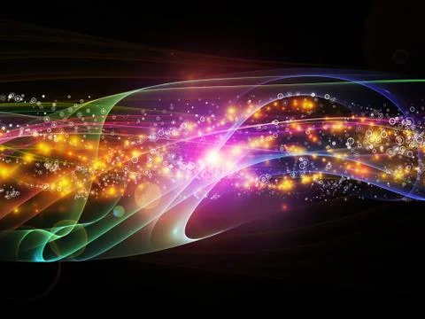 Dynamic Network Abstraction Illustrazione stock