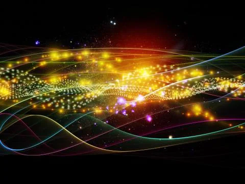 Dynamic Network Arrangement Stockillustratie