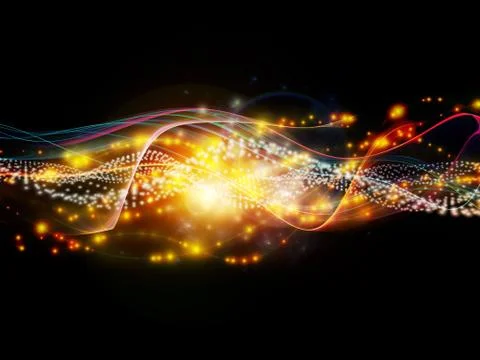 Dynamic Network Arrangement 스톡 일러스트