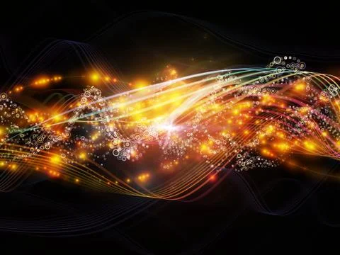 Dynamic Network Composition Stockillustratie