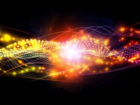 Dynamic Network Propagation 스톡 일러스트