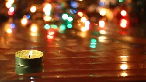 A dynamic new year's decorations, Christmas Stock Footage