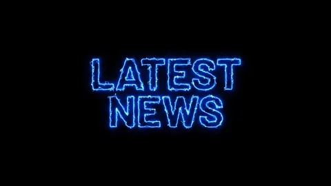Dynamic  News Based animated text ideal for broadcasts, news intros, headlines Stock Footage 318147265