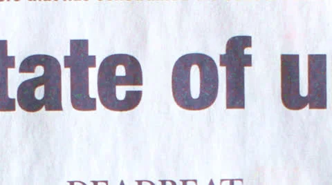 Dynamic Newspaper Texture Stock Footage