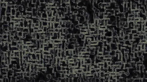 Dynamic, noisy, outlined, rectangle shaped, yellow abstract effect 스톡 동영상 147105118