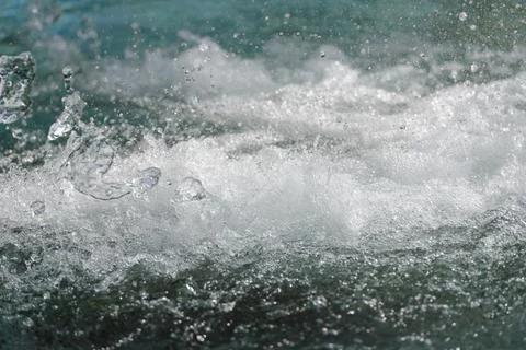 Dynamic ocean waves crash with force and beauty Stock Photos