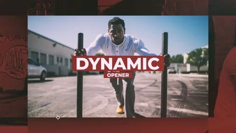 Dynamic Opener After Effects stock