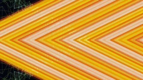 Dynamic Orange Chevron Stripes Abstract Motion Background Loop Video stock 332391956