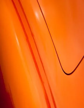 Dynamic Orange Curve Stock-Fotos