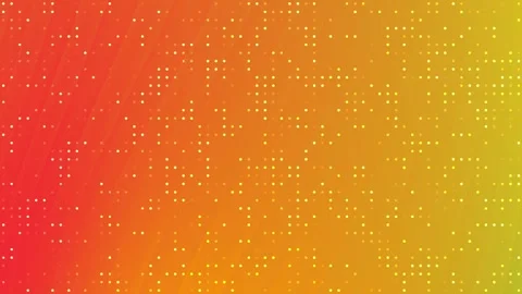Dynamic Orange Gradient with Sparkling Dots Animation Background Loop Stock Footage 308631179