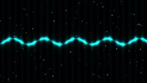 Dynamic orange light equalizer wave background loop, tech abstract motion g.. Stock Footage 333106434