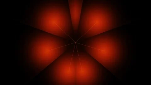 Dynamic Orange Light Kaleidoscope Abstract Background 스톡 동영상 340212025