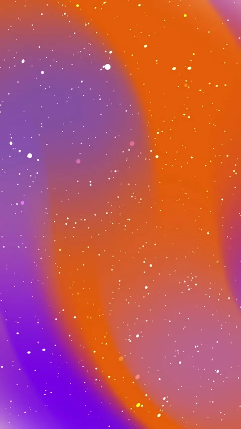 Dynamic orange purple gradient animated background with glistening particle.. Stock Footage 338294504