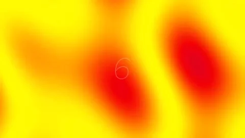 Dynamic orange red yellow gradient background with glowing light flare effect Stock Footage 342115464