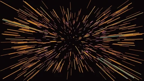 Dynamic orange stellar burst radial flare background design element, abstra.. Stock Footage 340378051